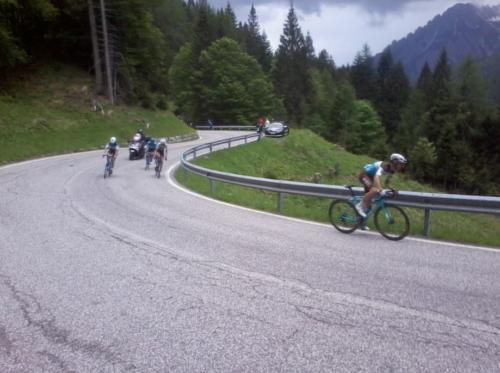 Giro 140 Passo Mauria prvni uprchlici